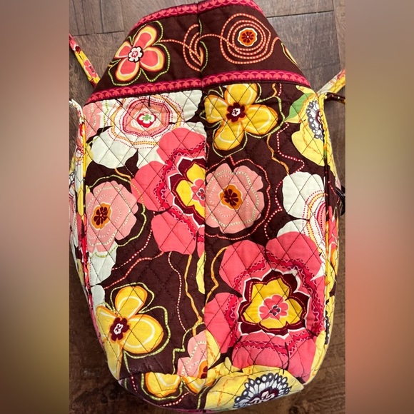 Vera Bradley buttercup toggle large quilted tote bag - Picture 8 of 16